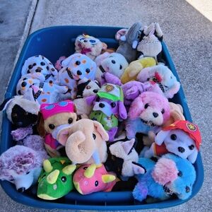 Plush Dog Toy Lot 60+ walk and talk Animals Colorful Bundle Cute